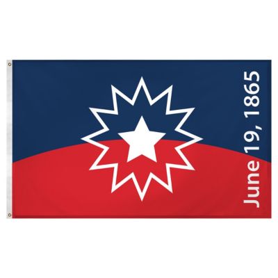 Ruffin Juneteenth Flag 3ft x 5ft Super Knit Polyester