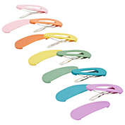 Glamlily Snap Hair Clips for Women and Girls, 6 Rainbow Colors (2.4 Inches, 24 Pack)