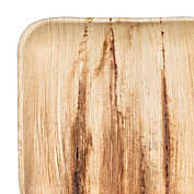 Smarty Had A Party 11" Square Palm Leaf Eco Friendly Disposable Dinner Platters (100 Platters)