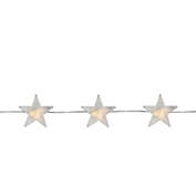 Northlight 20-Count Warm White LED Micro Star Fairy Christmas Lights - 6.25 ft Clear Copper Wire