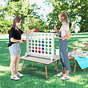 Kitcheniva Large Connect 4 Four In A Row Board Game Family Party Travel Garden Toy w/ Bag