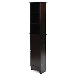 Redmon  Contemporary Country Tall Floor Shelf with Lower Cabinet