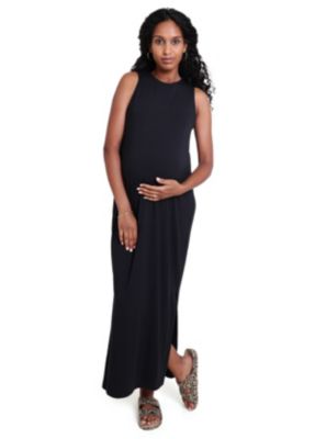 Ingrid & Isabel Maternity Column Dress XS Black