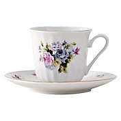 Serafina Porcelain Teacup and Saucer - Set of 6 by English Tea Store