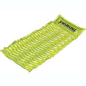 Swim Central 72-Inch Inflatable Lime Green Bubble Swirled Swimming Pool Air Mattress Float