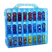 Bins & Things Toys Organizer Storage Case with 48 Compartments Toy Display Case Compatible with Hot Wheels Bakugan Lego Dimensions