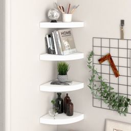 Home Life Boutique Floating Corner Shelves 4 pcs