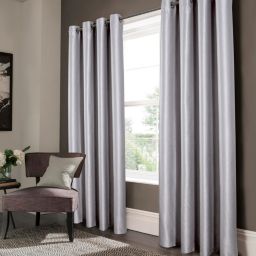 Olivia Gray Lido Matte Embossed Solid Pattern Blackout Grommet Single Panel - 52x90