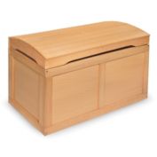 Badger Basket Co. Hardwood Barrel Top Toy Chest - Natural