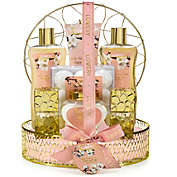 Lovery Bath And Body Gift Basket - White Rose & Jasmine - Home Spa 13pc set