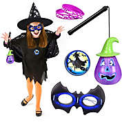 POPFUN   NIFTI NEST Scary Halloween Witch Costume with Mask