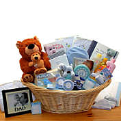 GBDS Deluxe Welcome Home Precious Baby Basket-Blue - baby bath set -  baby boy gift basket