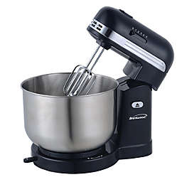 Brentwood 5 Speed Stand Mixer with 3.5 Quart Stainless Steel Mixing Bowl in Black