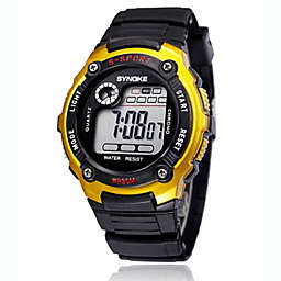 Synoke Kids Waterproof Multifunction Sports Electronic Watches in Gold-1