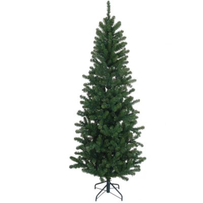 Floral Home 7.5&#39; Deluxe Artificial Christmas Tree with Metal Stand Lifelike Holiday Tree Perfect for Home or Office 747 Tips