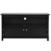 Slickblue 44 Inch Wooden Storage Cabinet TV Stand-Black