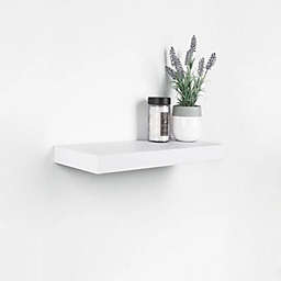 ITY International - Mini Individual Wooden Floating Shelf, 12" x 5.1" x 1.5",White