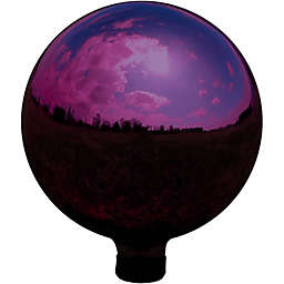 Sunnydaze Merlot Mirrored Surface Gazing Ball Globe - 10-Inch