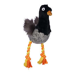 Manhattan Pet Toy Goofy Gus Honking Bird Squeaker Dog Exercise Toy with Rope Legs