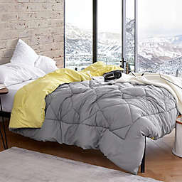 Byourbed Oversized Reversible Comforter - Full - Limelight Yellow/Ultimate Gray