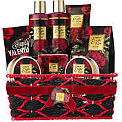 Lovery Spa Gifts for Women, Bath and Body Gift Set, Exotic Rose Gift Basket