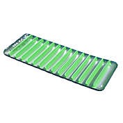 Pool Central 76" Inflatable Green and Gray Sun Tanning Swimming Pool Mattress Raft