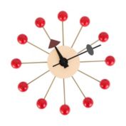 LeisureMod LeisureMod Concordia Modern Design Round Balls Silent Non-Ticking Wall Clock VCL13R
