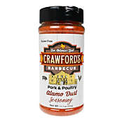 Crawford&#39;s Barbecue 11.7 Oz Alamo Dust Pork & Poultry Rub San Antonio&#39;s Best