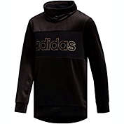 adidas Big Girl&#39;s Velour Funnel Neck Sweatshirt Black Size Large