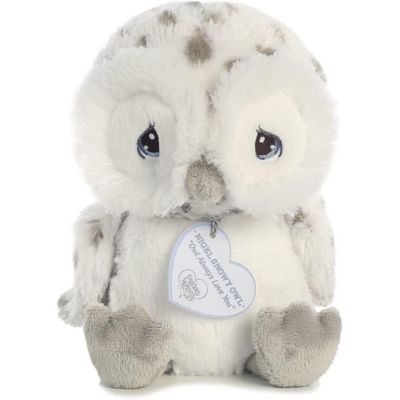 Aurora Plush Hoot SNOWY OWL Rolly Pet 5" Stuffed Animal NEW