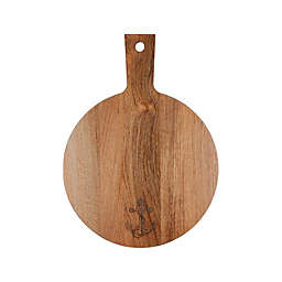 Prime Teak Chef's Collection - Round Serving Board (Anchor)