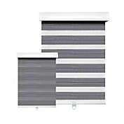 Hauz 6484WDGRYCD - Alternate Light Filtering Window Shade, Cordless, 64 &#39;&#39; X 84 &#39;&#39;, Wood Grain Grey