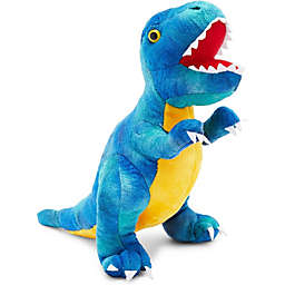 Blue Panda Blue T-Rex Themed Plush Toy for Kids, Dinosaur Stuffed Animal (10 Inches)