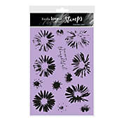 Hunkydory Crafts For The Love Of Stamps  Layering Aster A5 Stamp Set