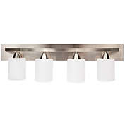 Dorence Vanity Bath Light Bar Interior Lighting Fixtures Over Mirror Modern Glass Shade