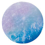Insten Galaxy Mouse Pad Round Mercury , Stitched Edges, Non Slip Rubber Base, Smooth Surface Mat, For Home Office Gaming, Blue
