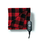 Alternate image 0 for Sunbeam Electric Heated Plaid Fleece Throw with Push Button Control
