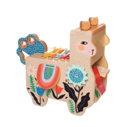 Manhattan Toy Musical Llama Wooden Instrument for Toddlers