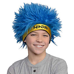 Ninja Gamer Wig - Tyler Blevins Blue Hair Hat - Video Gaming Accessory & Halloween Costume for Kids & Adults - Adjustable One Size Fits Most - 6+