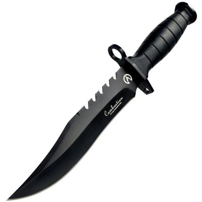 New Space Fixed Blade Knife with Nylon Sheath in Non-Slip Handle