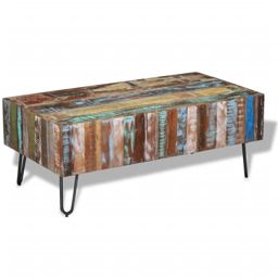 vidaXL Coffee Table Solid Reclaimed Wood 39.4\