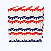 Fabric Textile Products, Inc. Napkin Set, 100% Polyester, Set of 4, 18x18", Patriotic Chevron
