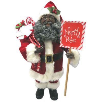 StealStreet SS-CG-10674 18.38 Inch Santa with Reindeer and White Dove Holiday Figurine 