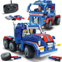Top Race Stem Building Toys For Boys Building Sets Remote Control Rc Truck 2 In 1 Stem