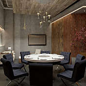 90210 Furniture Aspen Dining Chair Black (Set of 2)