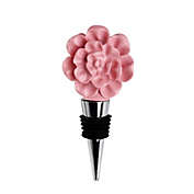 Wild Eye 4.5" Handcrafted Pink Blossomed Flower Stainless Steel Wine Bottle Stopper