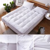 Kitcheniva Extra Thick Pad Quilted Cooling Mattress Topper White King 3.9"