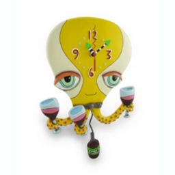 Allen Designs Happy Hour Octopus Pendulum Wall Clock