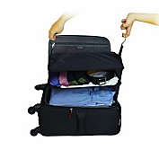 Kitcheniva Large Stow-N-Go Luggage Travel Organizer 3 Tiers Hanging Shelves