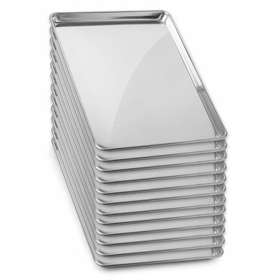 GRIDMANN 18" x 26" Commercial Grade Aluminum Cookie Sheet Baking Tray Pan Full Sheet